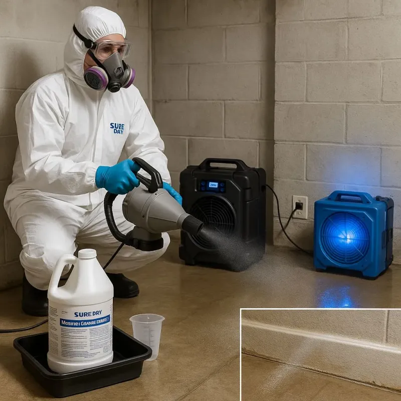 Sanitization and Odor Removal process in Linden, MI