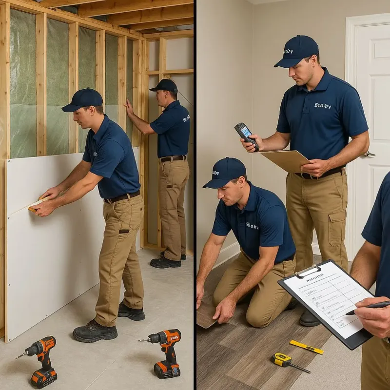 Repairs and Reconstruction process in Linden, MI