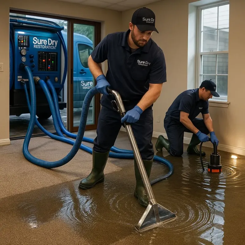 Water Extraction and Removal process in Linden, MI